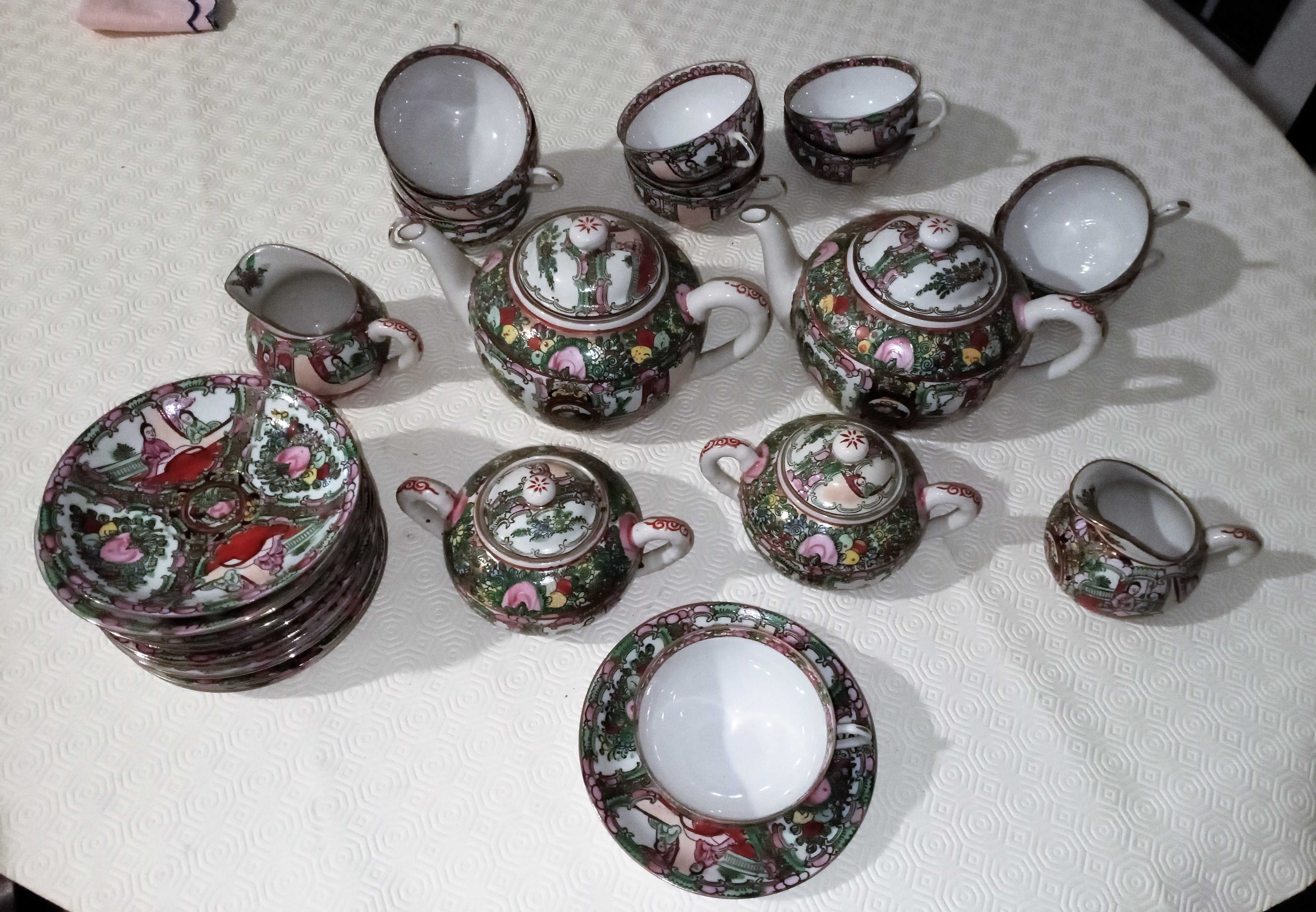 Serviços de chá em porcelana Chinesa