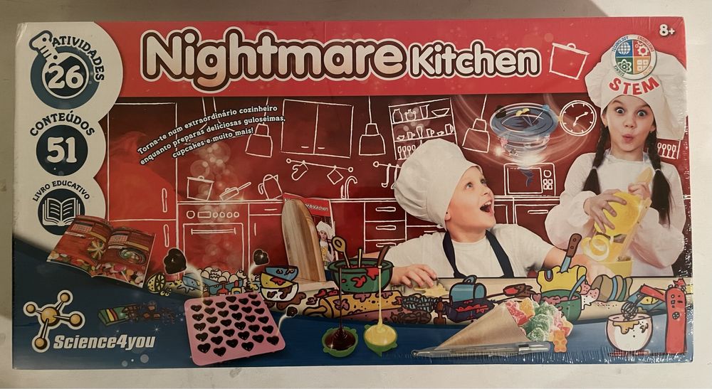 Jogo Nigtmare kitchen da science for you