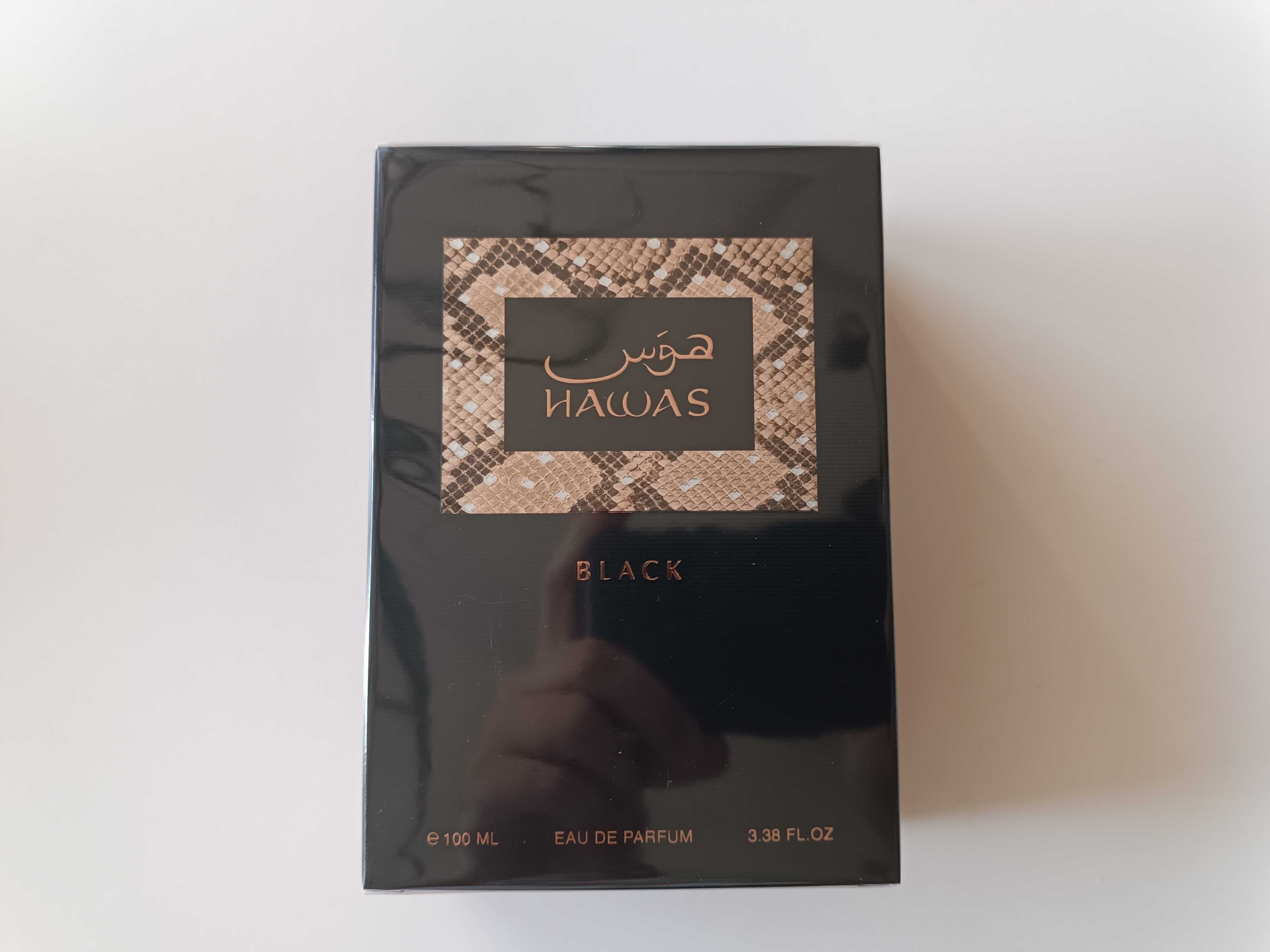 Rasasi Hawas Black 100ml, nowe zafoliowane