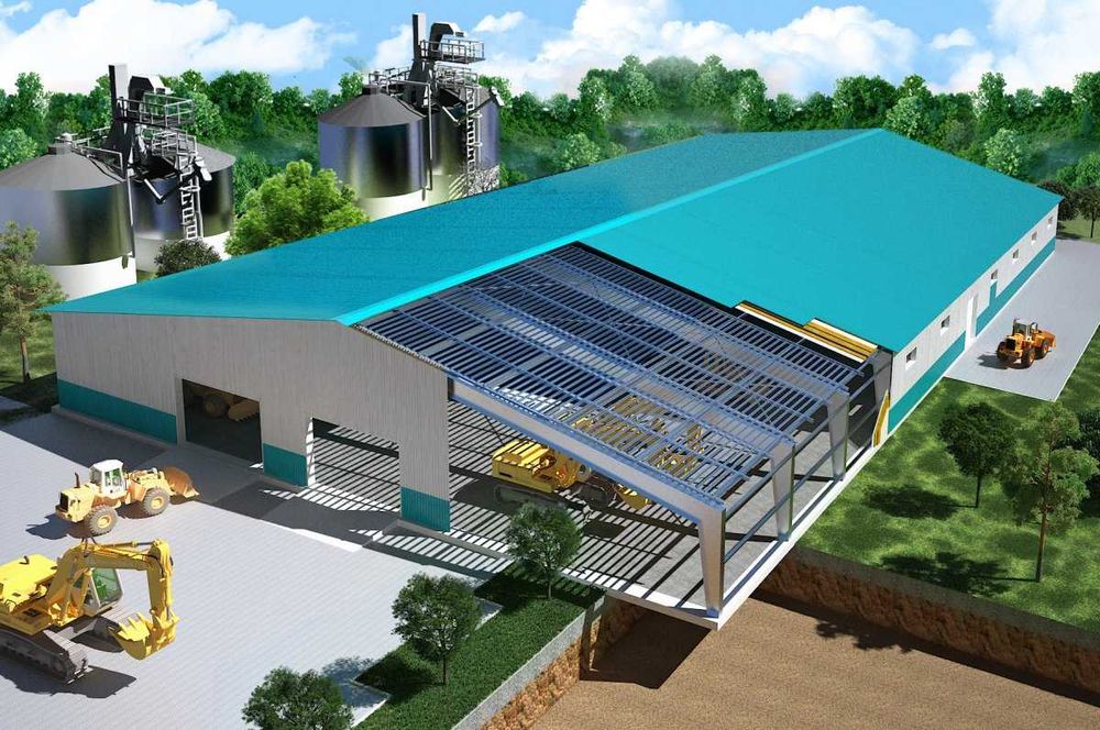 Виготовлення та монтаж металоконструкцій • Ангари • Склади • СТО