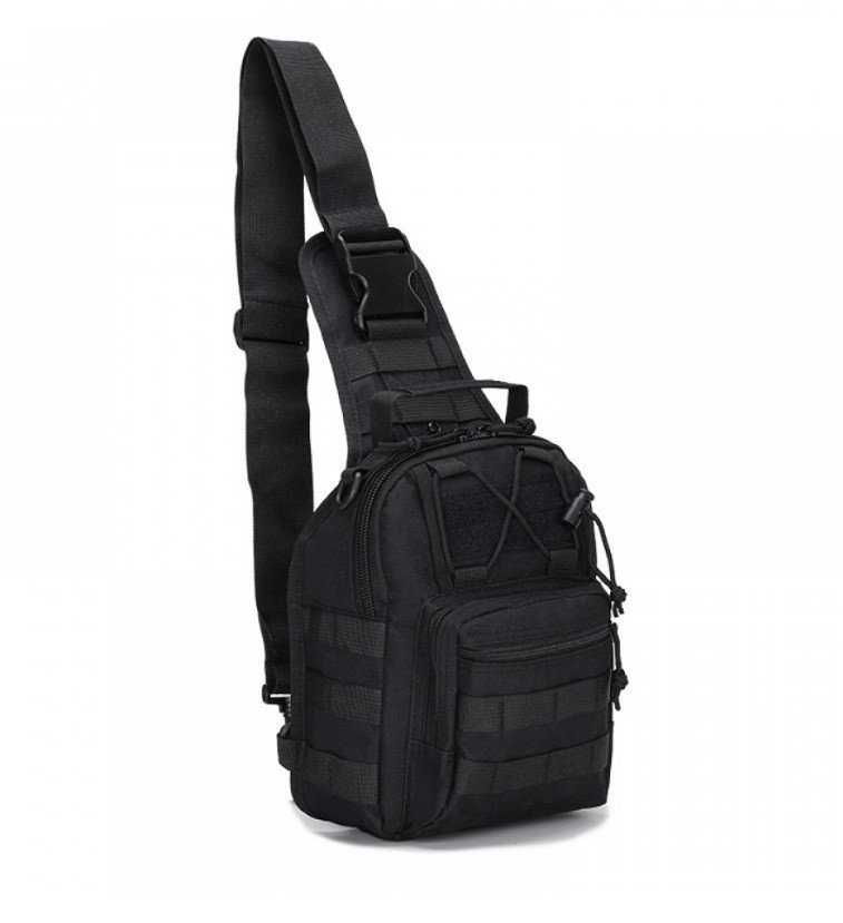 ОПТ и розница тактическая сумка рюкзак черная военная полицейская EDC