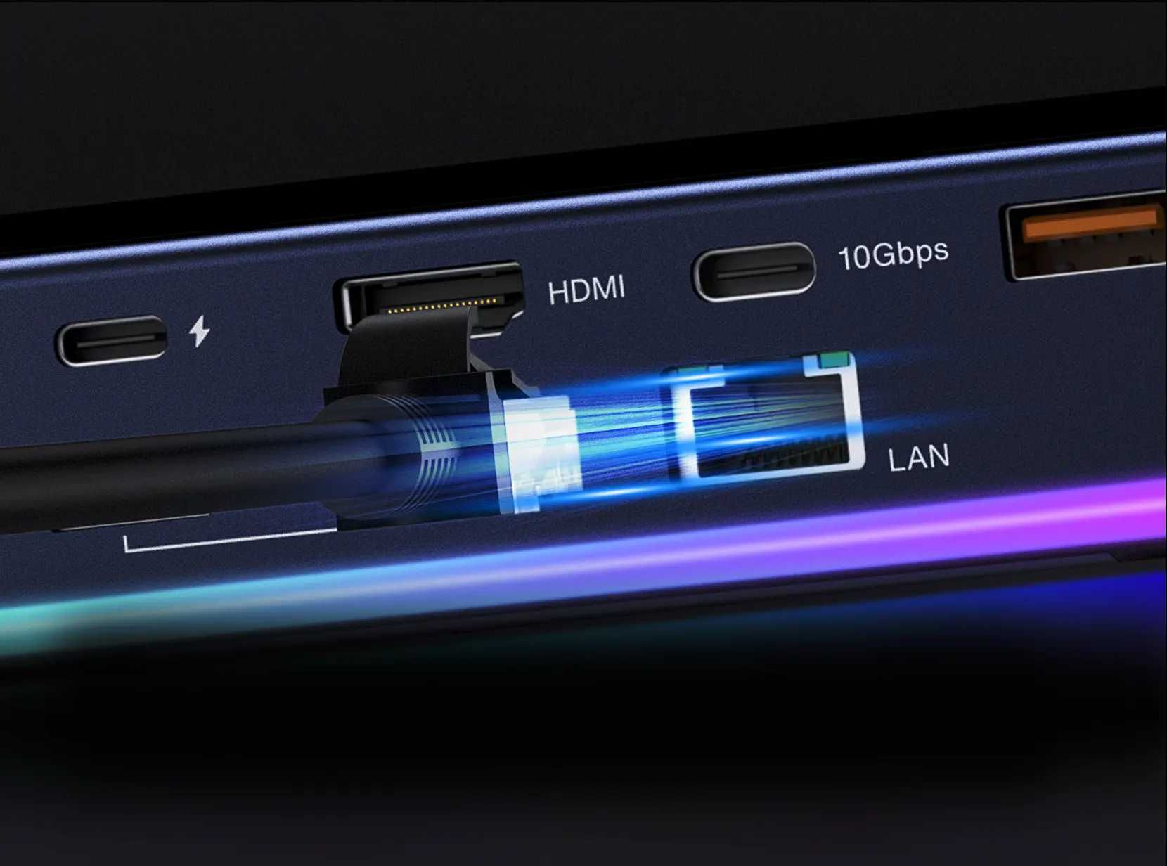 iVANKY 1 stacja dokująca do gier z oświetleniem RGB 4K 120Hz USB 3.2
