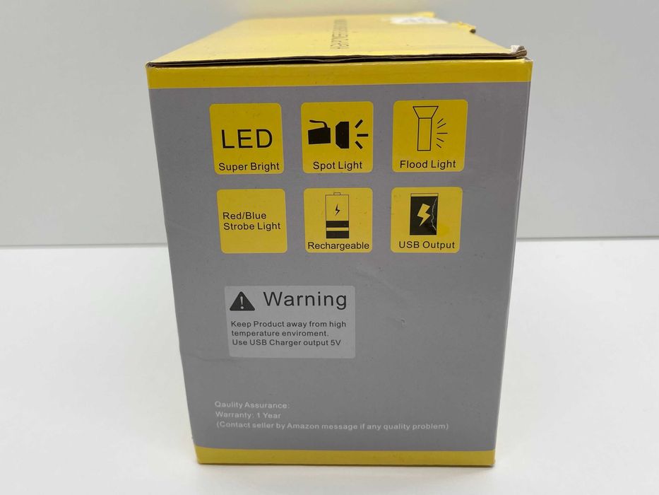 Latarka/reflektor MayThank LED USB wysoka jasność akumulator