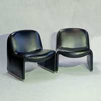 Vintage Lounge design Chairs by Giancarlo Piretti