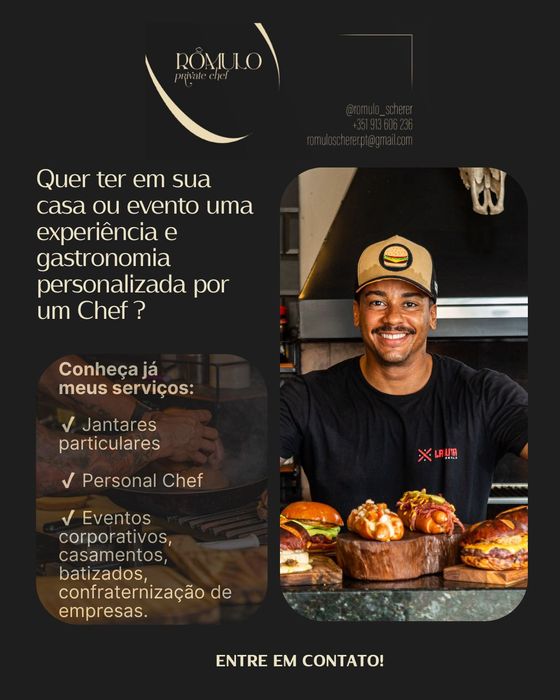 Chef Privado e Serviço de Catering