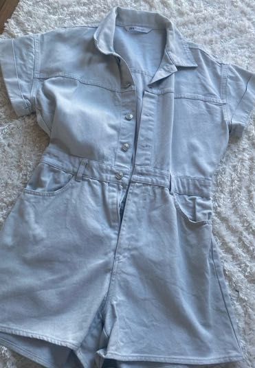 Kombinezon jeansowy Zara rozmiar L
