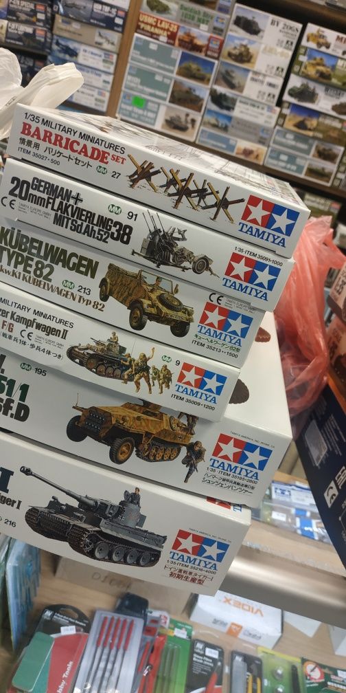 Сборные модели ICM, Tamiya, Zvezda, Meng, AmusingHobby, Takom, ARK