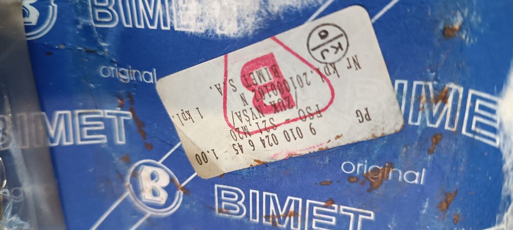 Warszawa Żuk panewki nominalne Bimet oryginalne