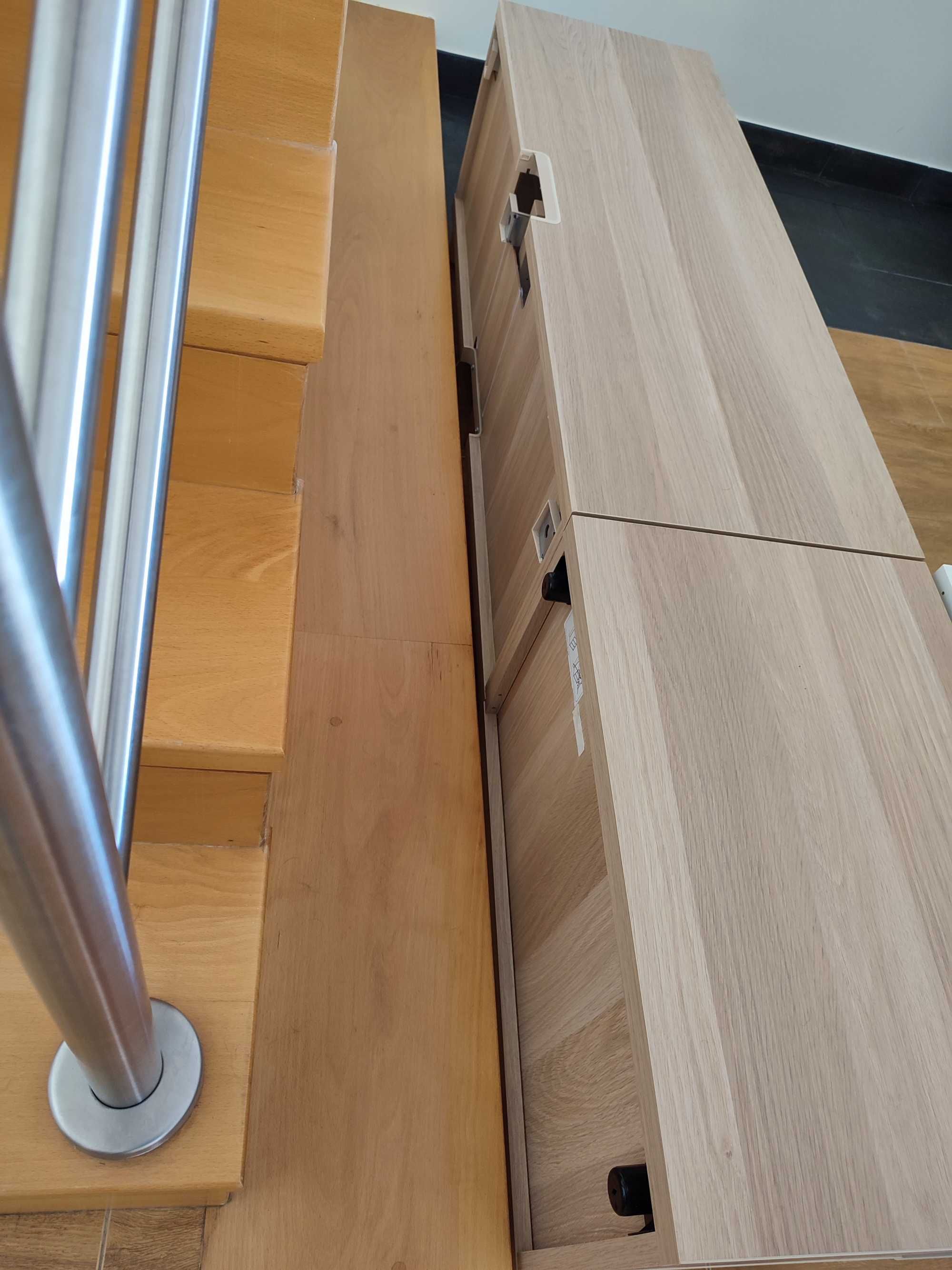 Móvel TV IKEA BESTÅ 3 secções com gavetas - Bom estado