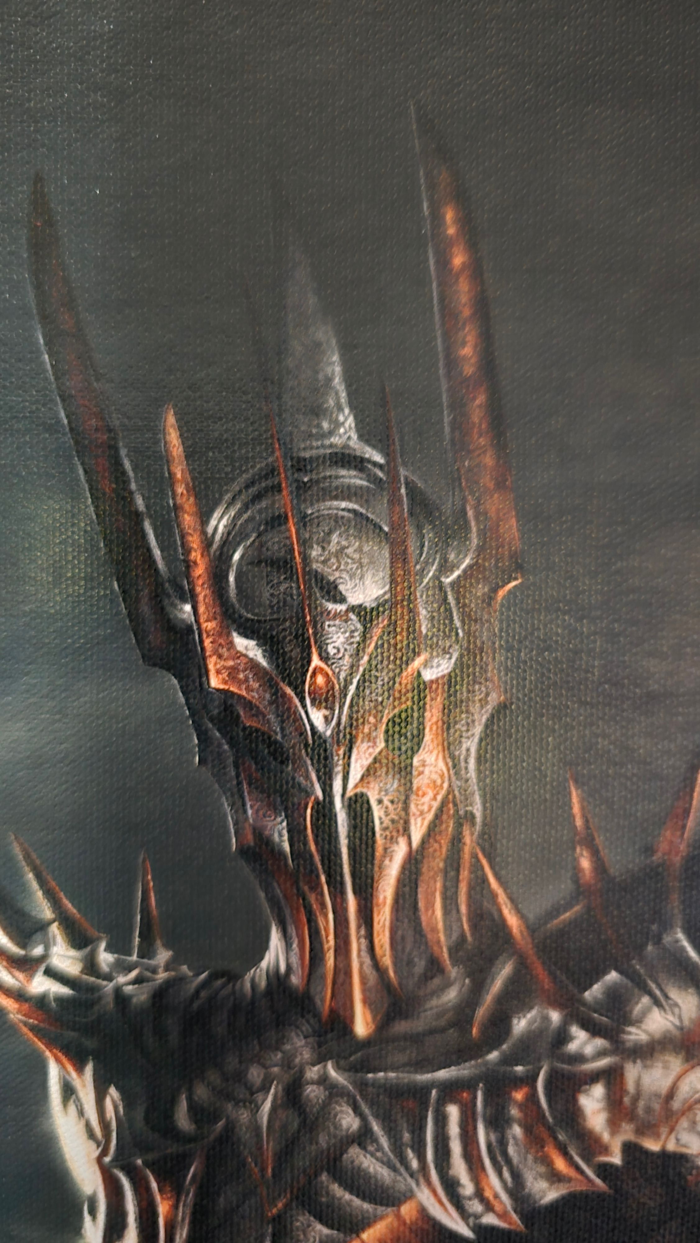 The Lord Of The Rings - Sauron by Jerry Vanderstelt Art Print