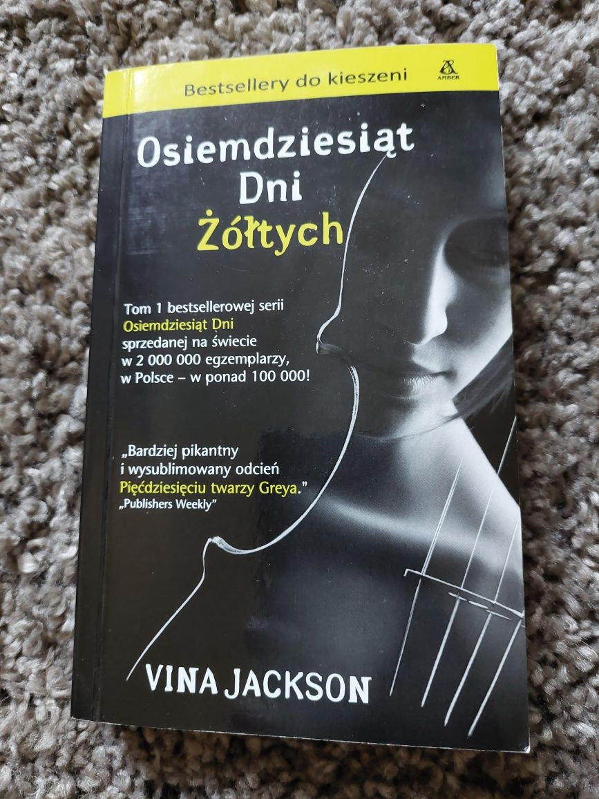 KSIĄŻKA Osiemdziesiąt dni zoltych Vina Jackson bestseller jak nowa!