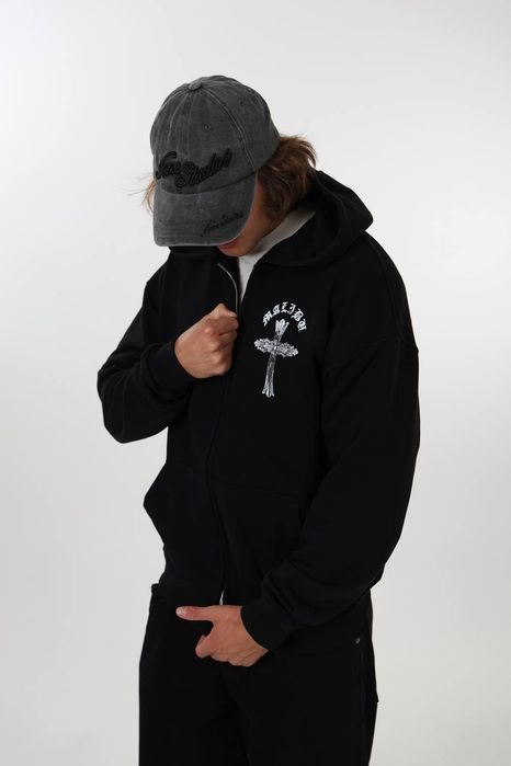 CHROME hearts malibu zip-hoodie
