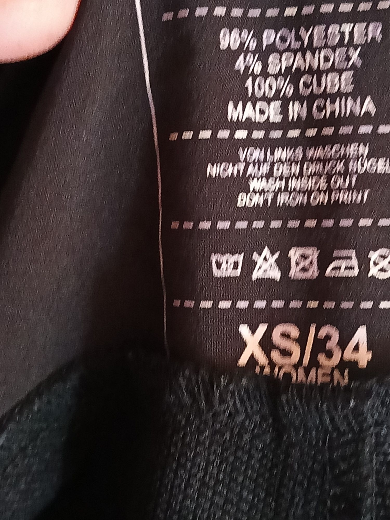 Cube damskie rowerowe elastyczne krótkie spodenki rozmiar XS/34