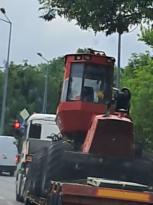 Wycinanie drzew harwesterem