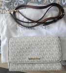 Nowa torebka damska Michael Kors Medium Logo Convertible Crossbody Bag