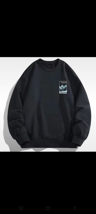 Camisola preta com estampa