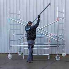 Rusztowanie Aluminiowe Jezdne Euroscaffold 0,90mx2m wys. 8,4m Altrex