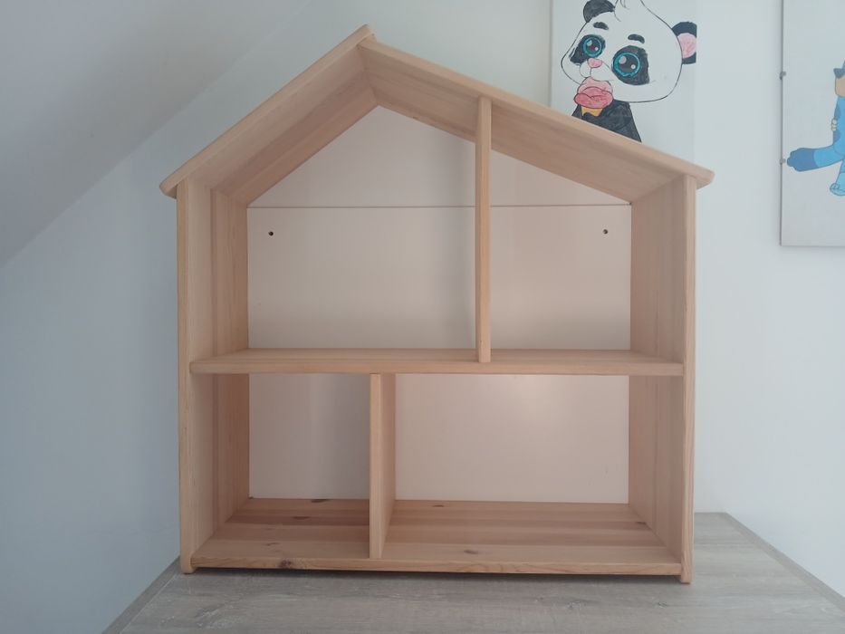 Półka na książki regalik domek