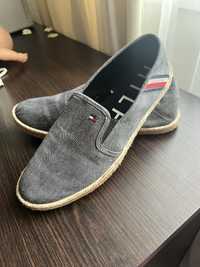 Tommy Hilfiger чоловічі сині еспадрилі SPRING RWB CHAMBRAY SLIP ON