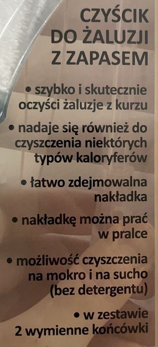 Czyścik do Żaluzji z Zapasem Delco