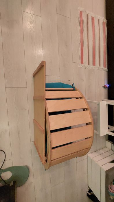 Bujak Montessori że zjeżdżalnią, stolikiem + poduszka