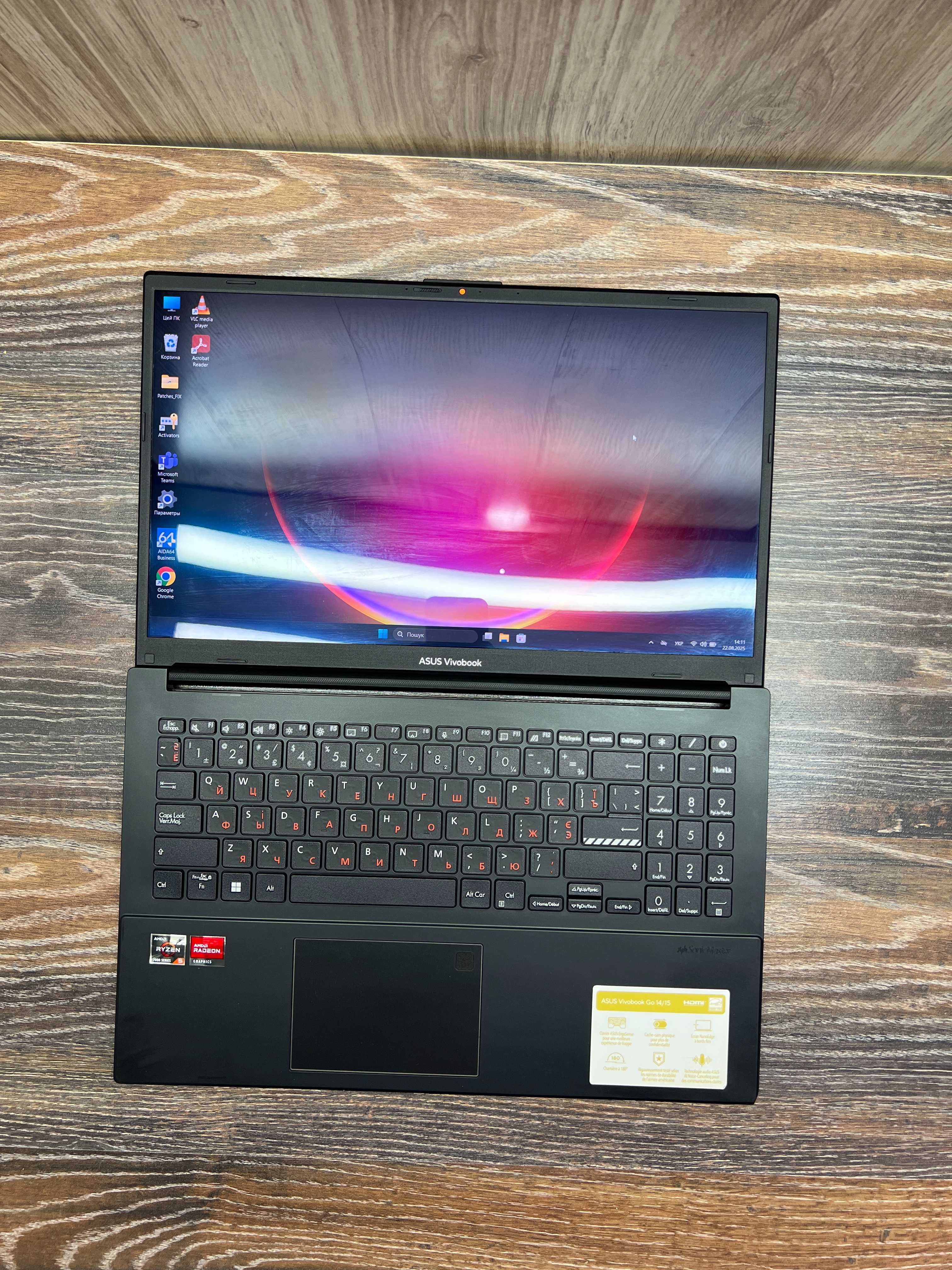 Ноутбук Asus E1504FA 15.6|OLED|AMD Ryzen 5 7520U|DDR5-8GB|SSD-512GB