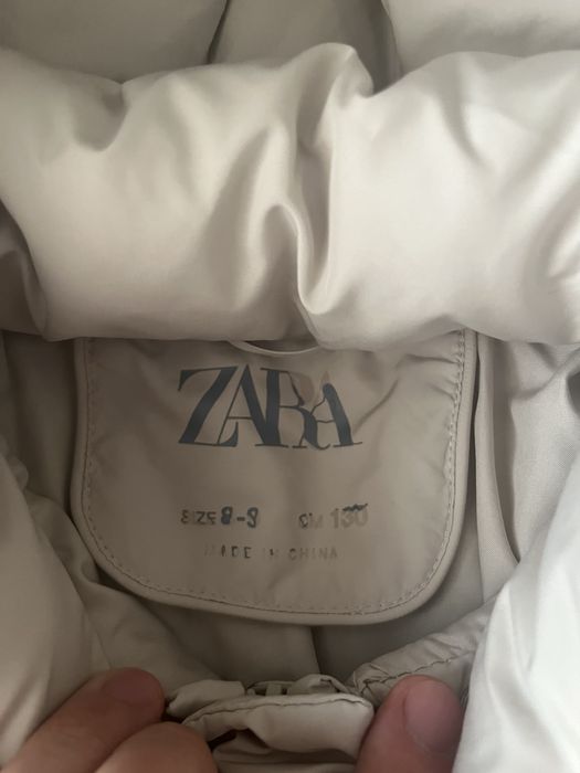 Пуховик дитячий Zara 130 см