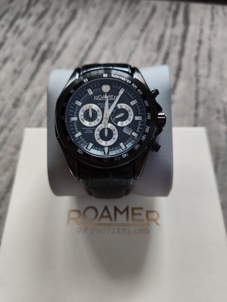 Zegarek męski Roamer z serii Rockshell Mark III Chrono  czarny