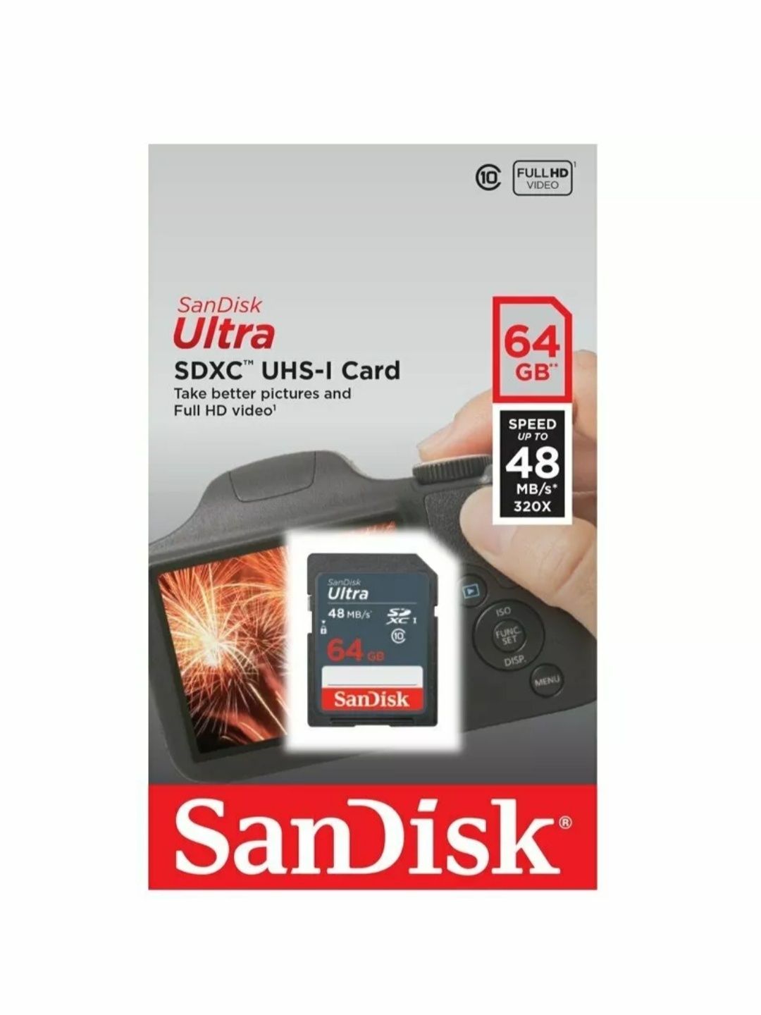 Cartão SD 64GB SanDisk