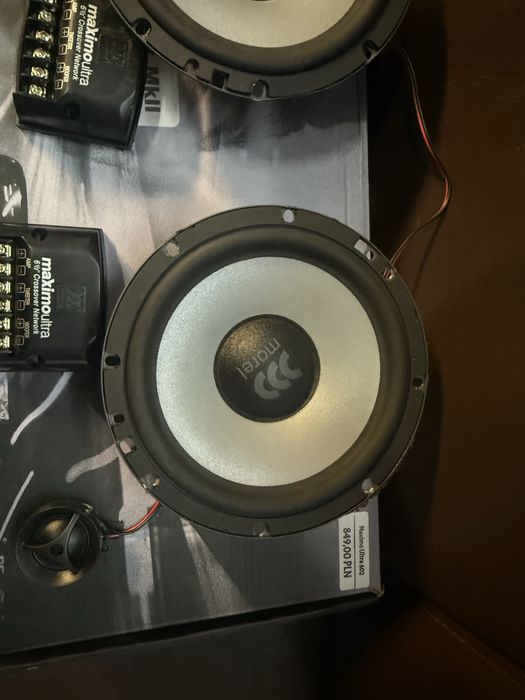 Głośniki samochodowe morel maximo ultra 602 mkII 90/180 rms