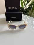 Okulary Biale Chanel