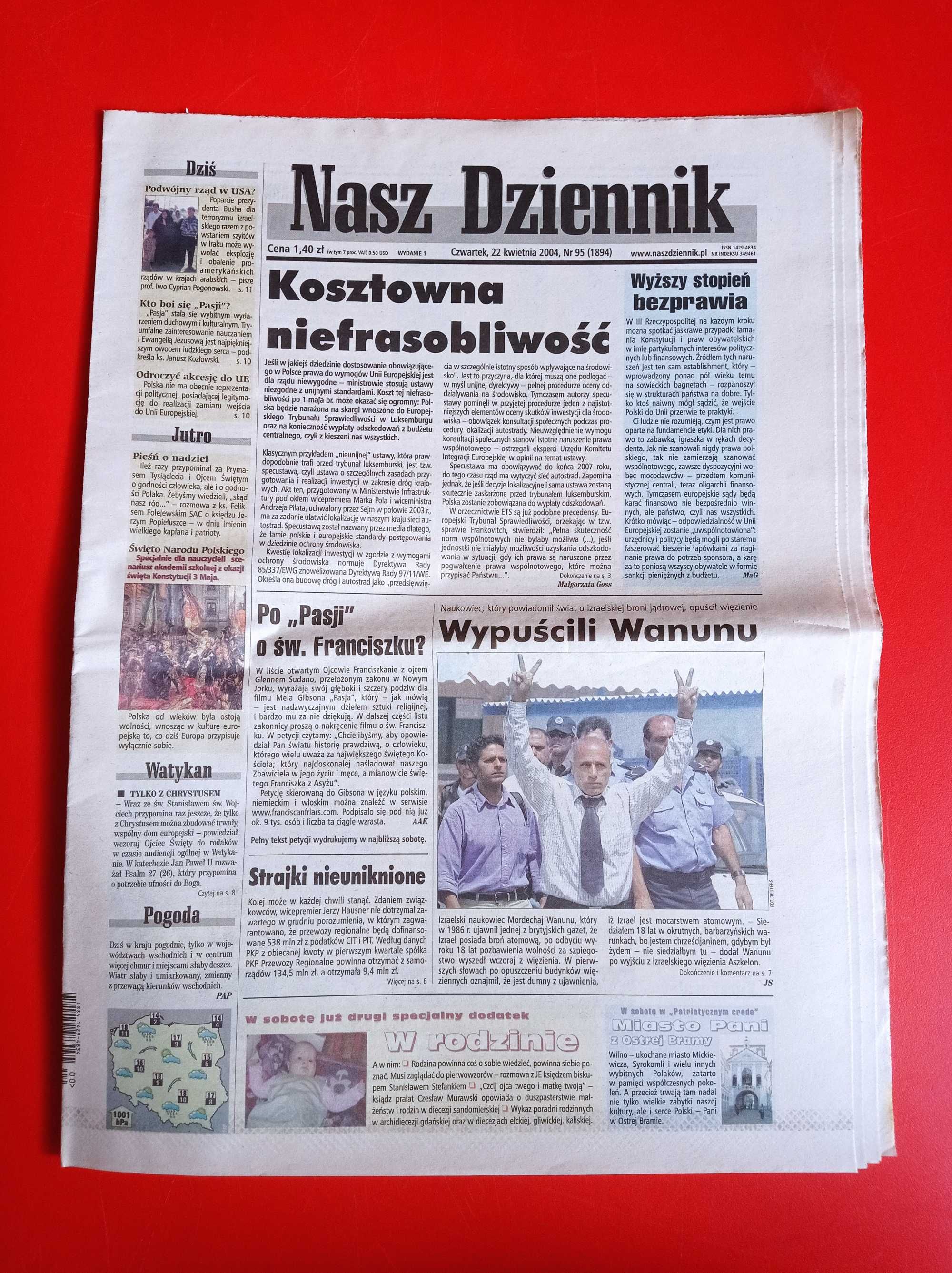 Nasz Dziennik, nr 95/2004, 22 kwietnia 2004