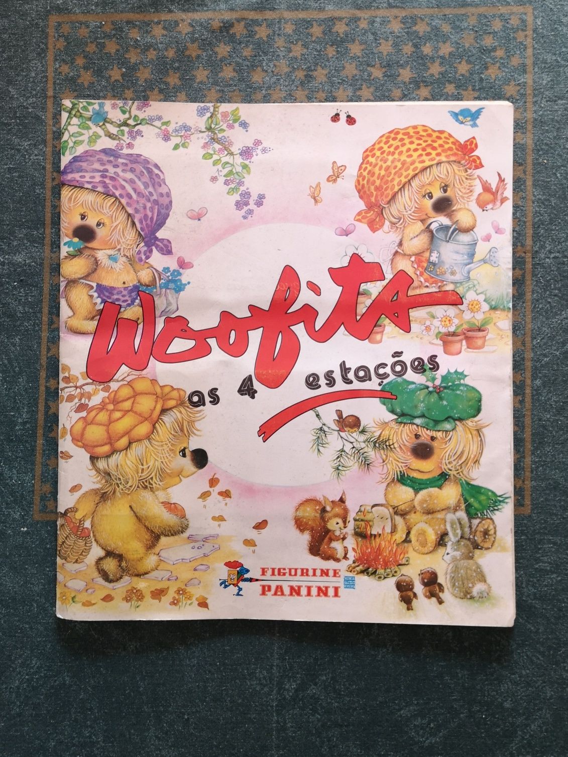 Woofits as 4 estações (caderneta de cromos - Panini 1982)