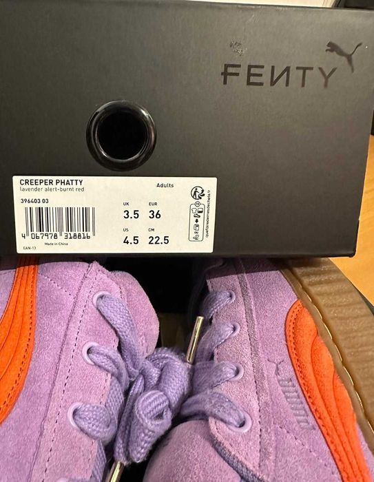 Ténis Sapatilhas Puma Fenty Creeper Phatty