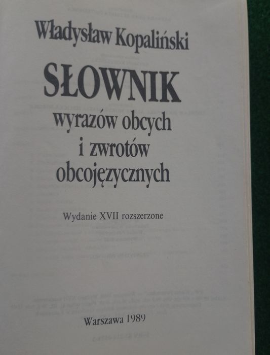 Słownik wyrazów obcych. Kopaliński