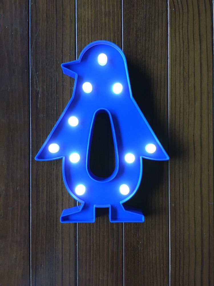 Luz de Presença Pinguim