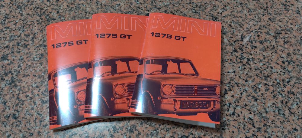 Vendo Manual do Condutor Mini 1275GT Livros de Revisão Mini