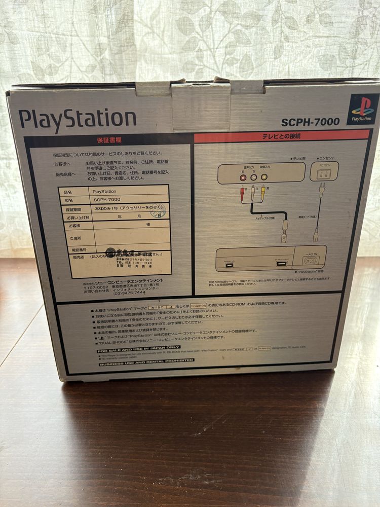 Приставка SONY PS scph-7000 NTSC J Японія 100v