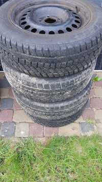 Opony zimowe195/60 R 15 wraz z felgami