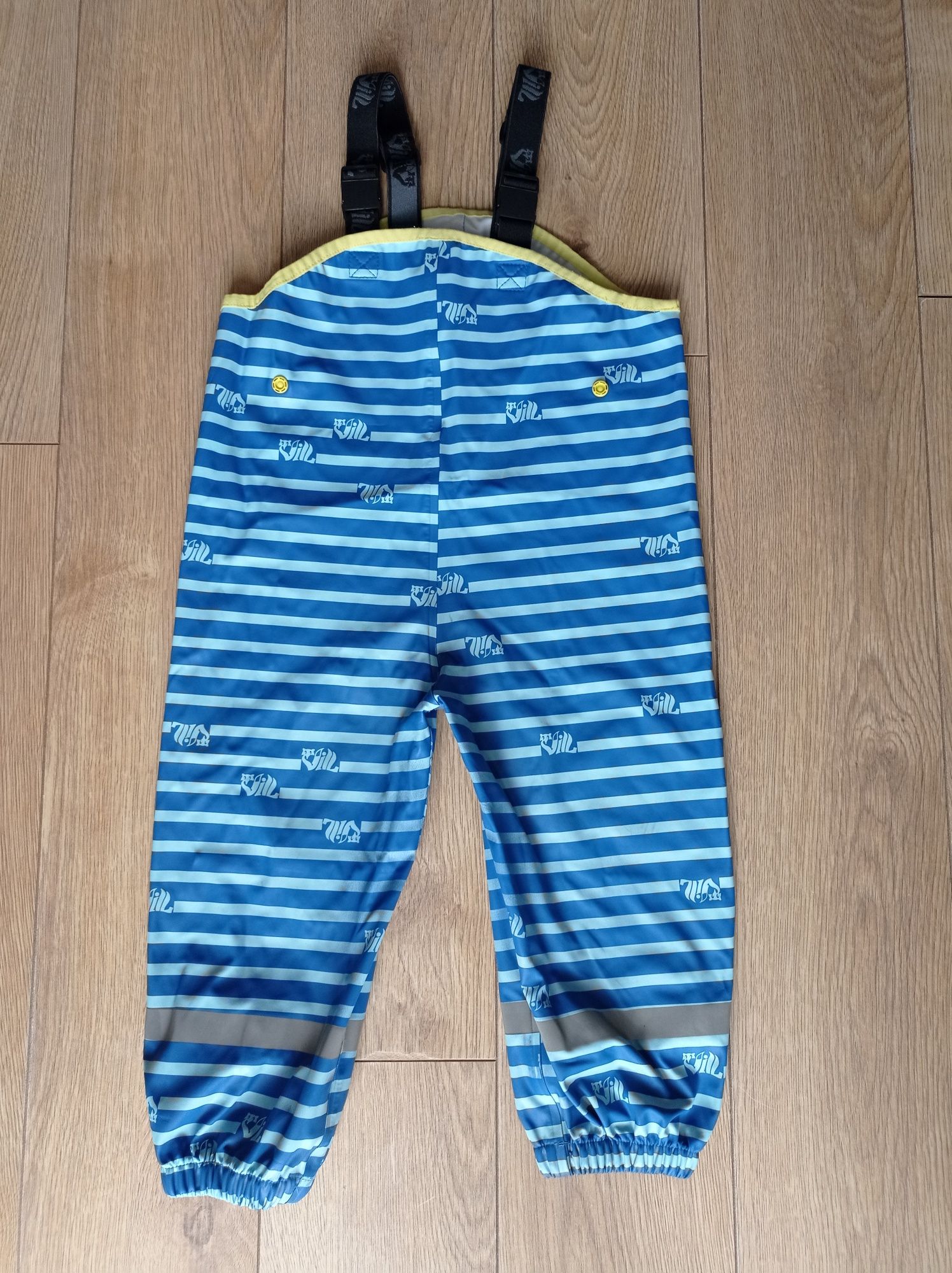 Spodnie przeciwdeszczowe wodery dla chłopca 92-98