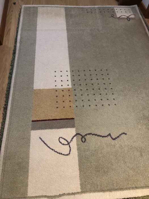 Carpete verde - 1,35m / 1,95m