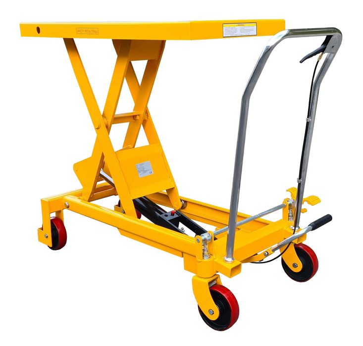WÓZEK Nożycowy platformowy PODNOŚNY STÓŁ hydrauliczny 100x51cm 750kg