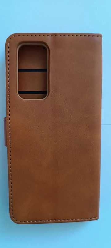 Etui z klapka do Huawei P40 jasno brązowy