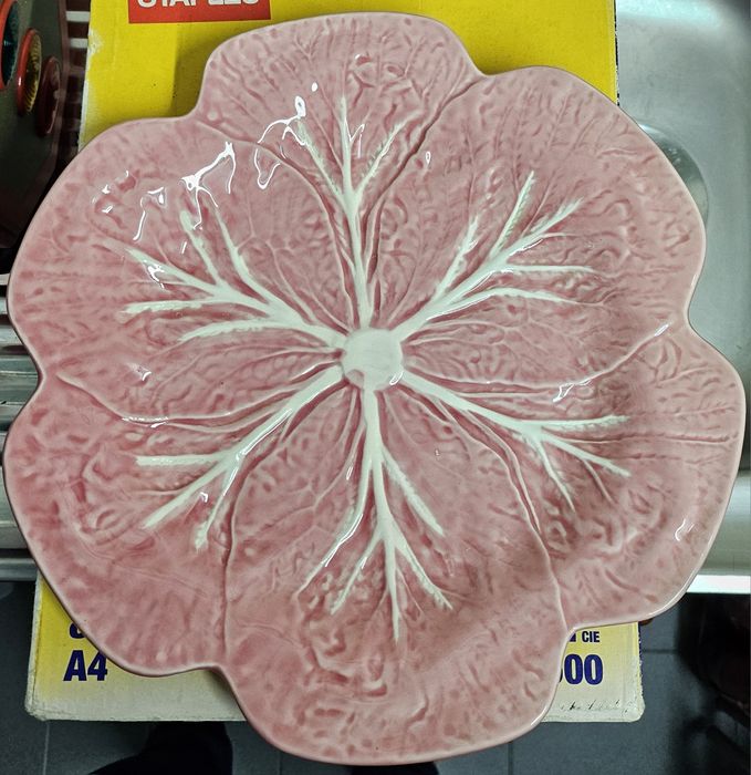 Prato couve rosa Bordallo Pinheiro