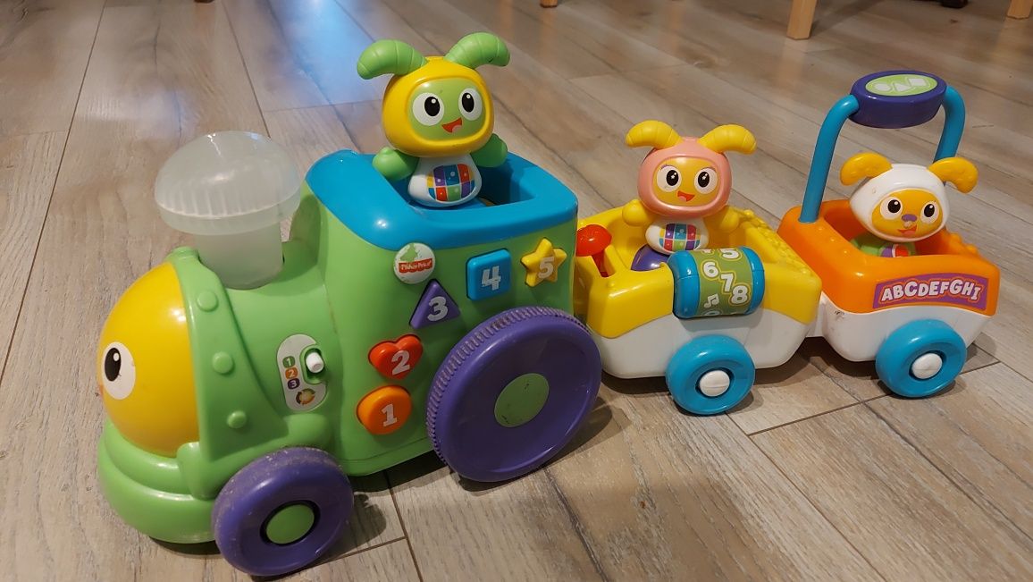 Ciuchcia pociąg zabawka interaktywna FXJ19 Bebo Fisher Price