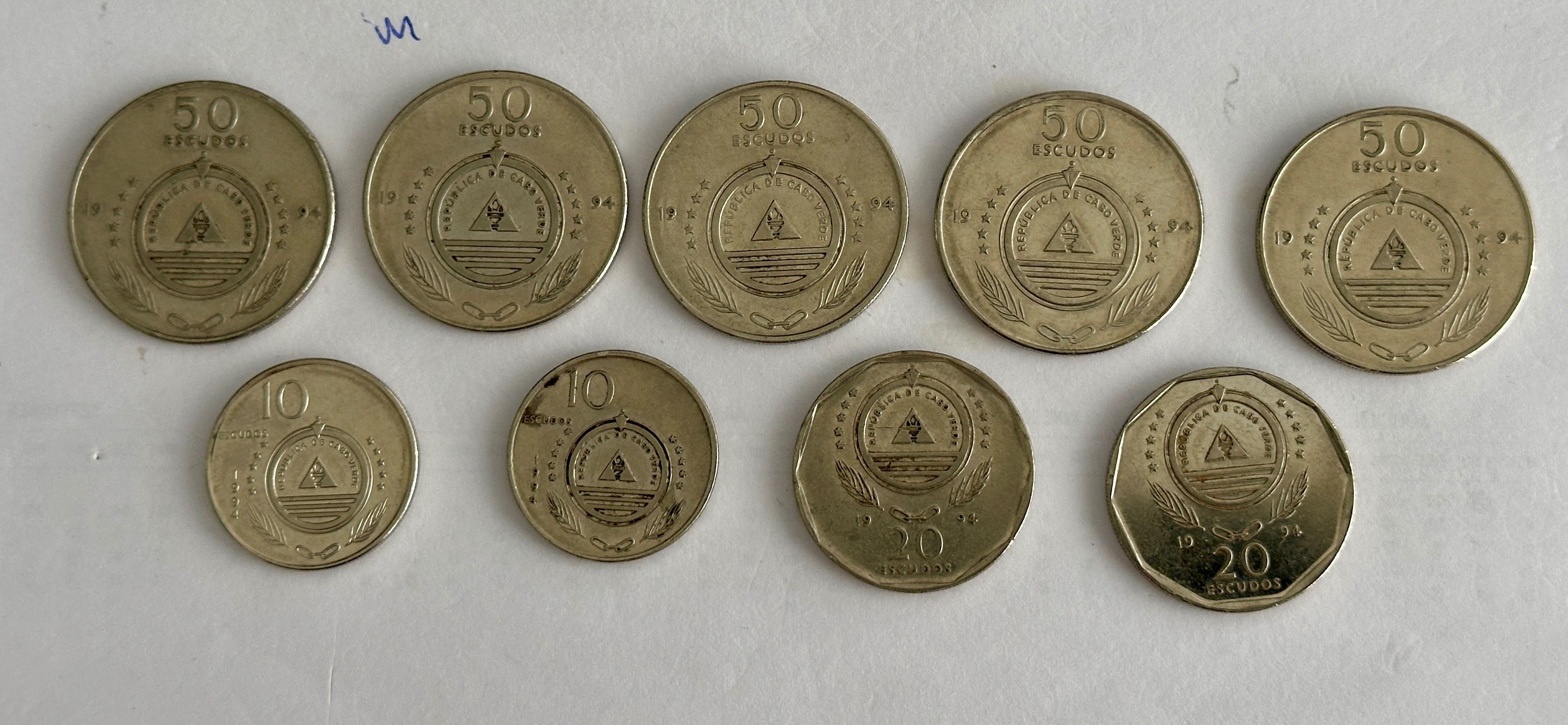 Moedas comemorativas Escudo - Cabo verde