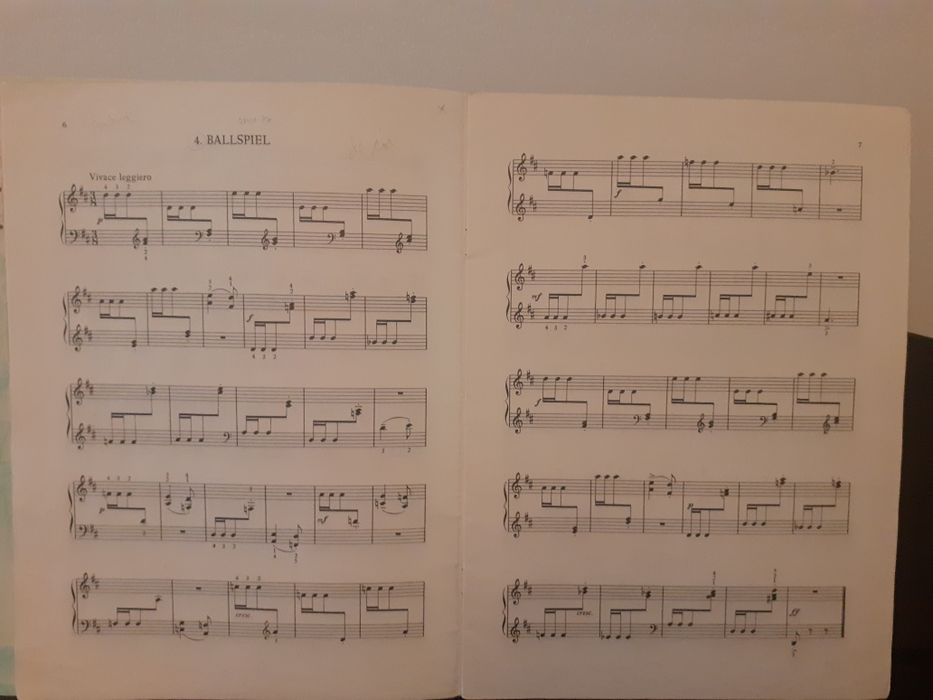 Livros de partituras para piano