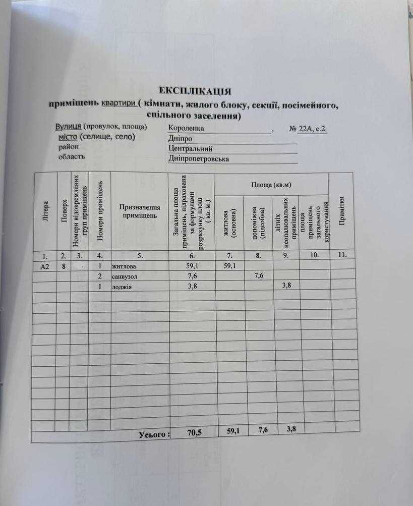 Продам 3к квартиру 70 м2 ЖК Женева Після будівельників