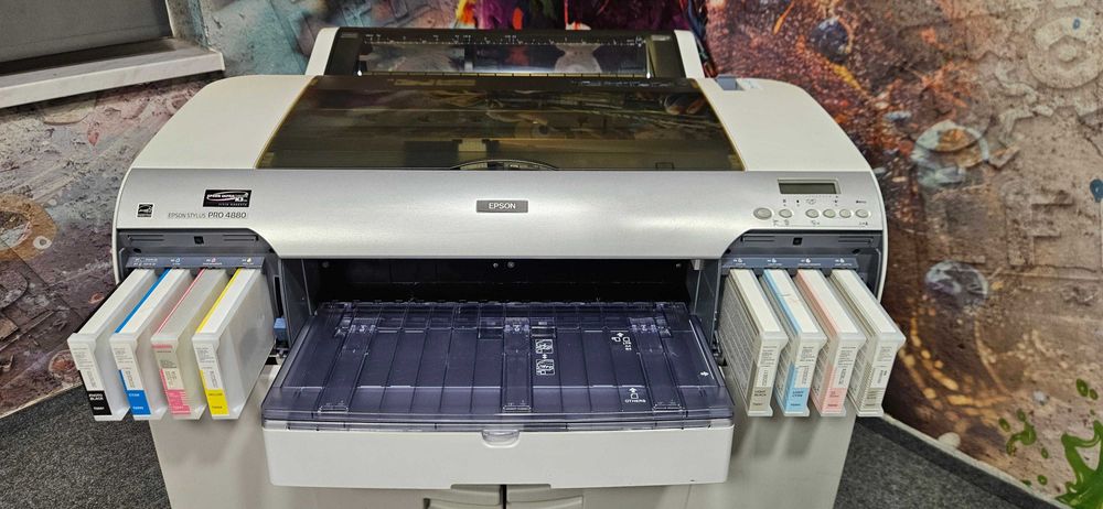 Drukarka Epson Stylus Pro 4880, 4800 / 17"/ DTF  Sublimacja Foto Proof