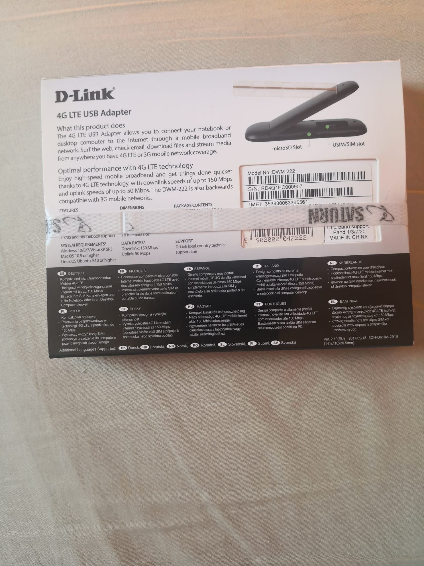 D - Link 4G adapter